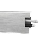 Lišta soklová PVC Arbiton MACK Hliník svetlý 41 60x20x2500 mm - Sortiment |  Solídne parkety