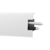 Lišta soklová PVC Arbiton MACK Biela matná 40 60x20x2500 mm - Sortiment |  Solídne parkety