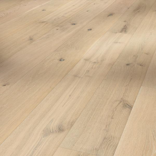 Engineered Wood Flooring Classic 3025 Rustikal Brushed Oak Nat.oilWhiteplu 1-strip widepl microbev 1744853 2200x185x13 mm