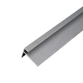 Profil AL schodový "F" 3 mm, elox Striebro 01, 2,7 m, skrutkovací k vinylom hr. 3 mm, CL3LVT Cezar (8x12,5x28 mm) - Sortiment |  Solídne parkety