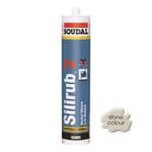 Silikón Soudal Silirub 2 stone colour 300 ml neutrálny OXIM - Sortiment |  Solídne parkety