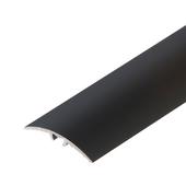 Profil AL prechodový 30 mm, elox Bronz čierny 05, 2,79 m, samolepiaco-narážací oblý, LW305w1 Cezar - Sortiment |  Solídne parkety