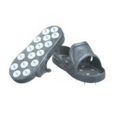 Návleky na obuv klincové, s hrotmi 31 mm, veľkosť XL, na chôdzu po čerstvej nivelačke, Romus 94259 - Sortiment |  Solídne parkety